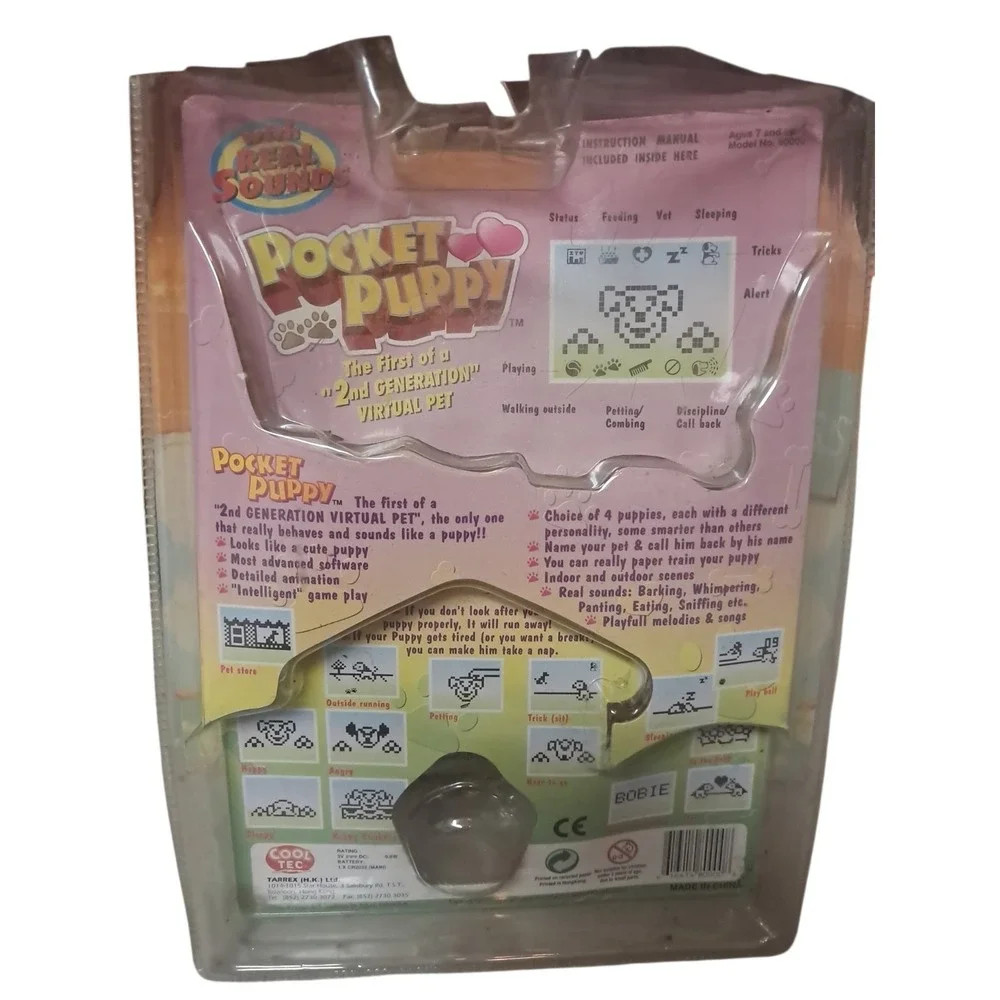1990s Vintage Virtual PET‎ Cool Tec Pocket Puppy Tamagotchi Style - WORKS